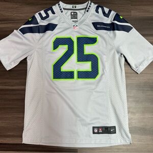 Nike Seattle Seahawks Richard Sherman #25 NFL Alternate Grey Game Jersey Men’s M